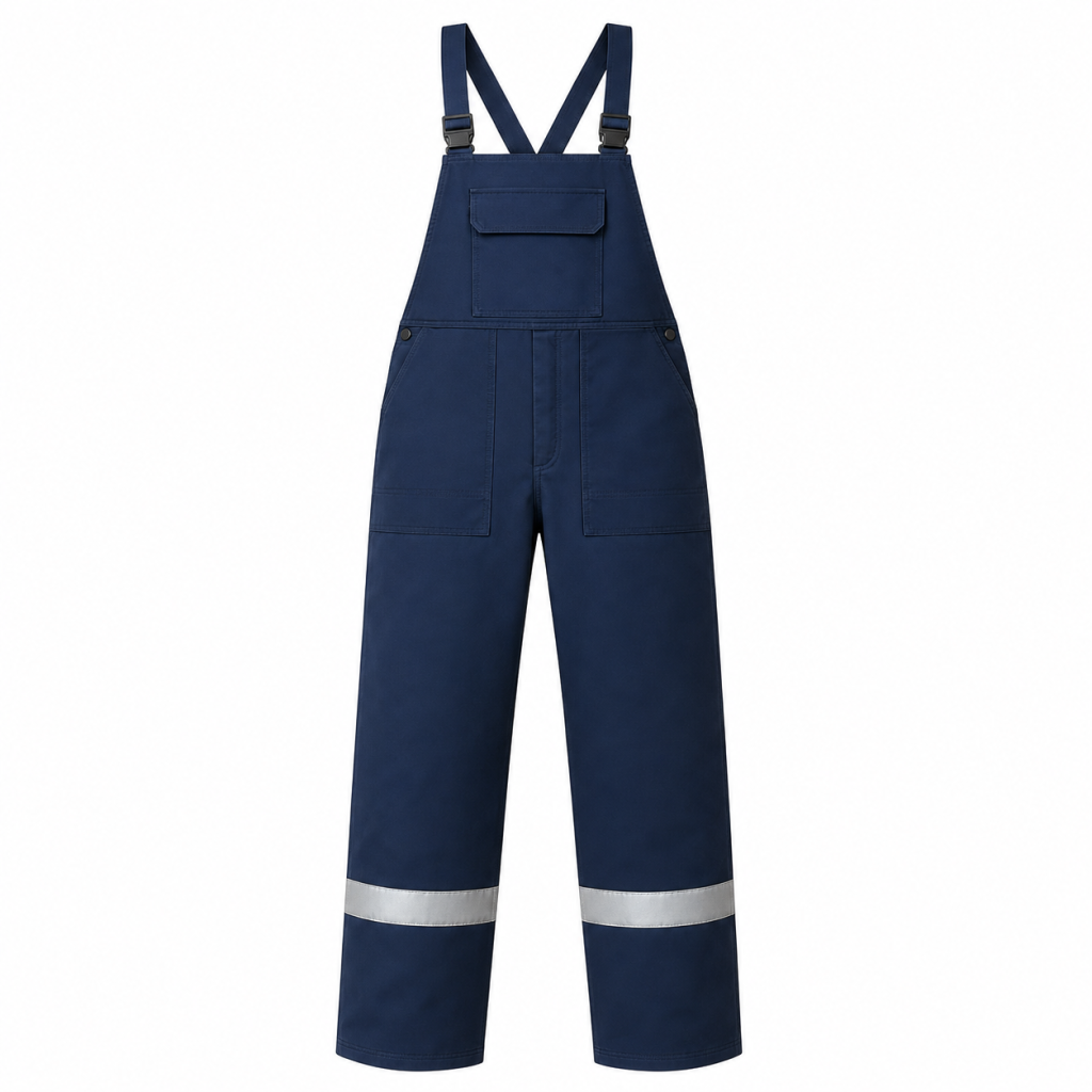 Flame Resistant Industrial Bib Overalls - view 5