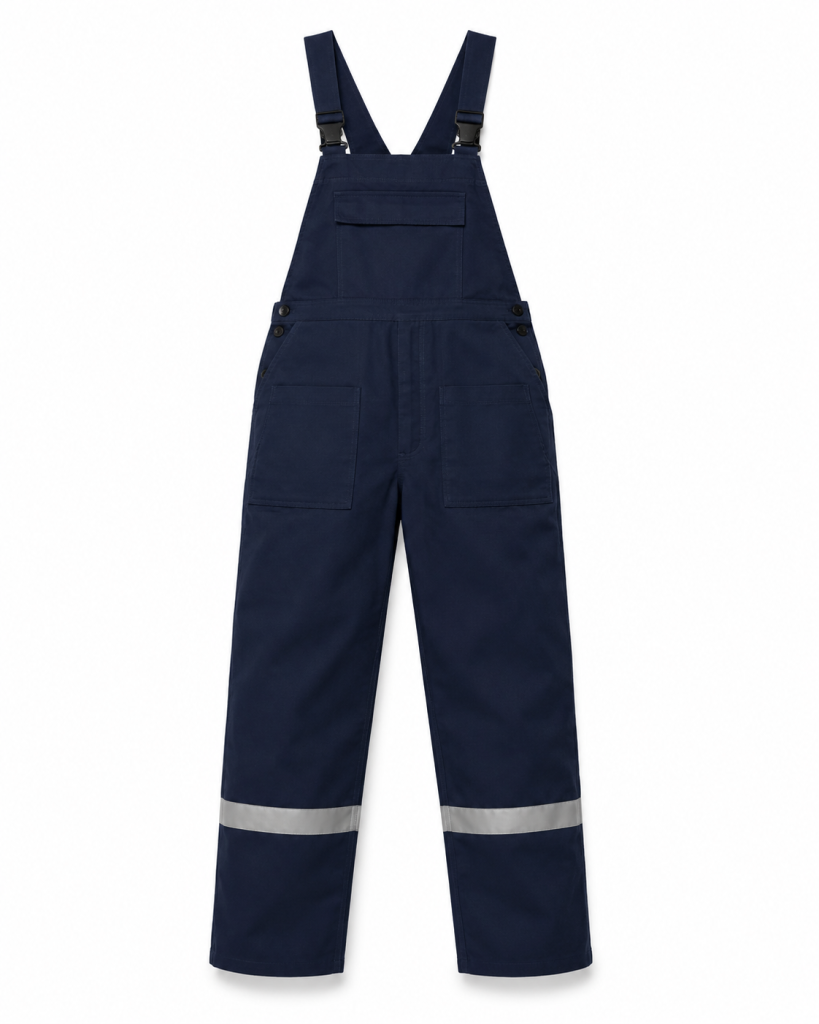 Hi-vis Flame Resistant Bib Overalls - view 4