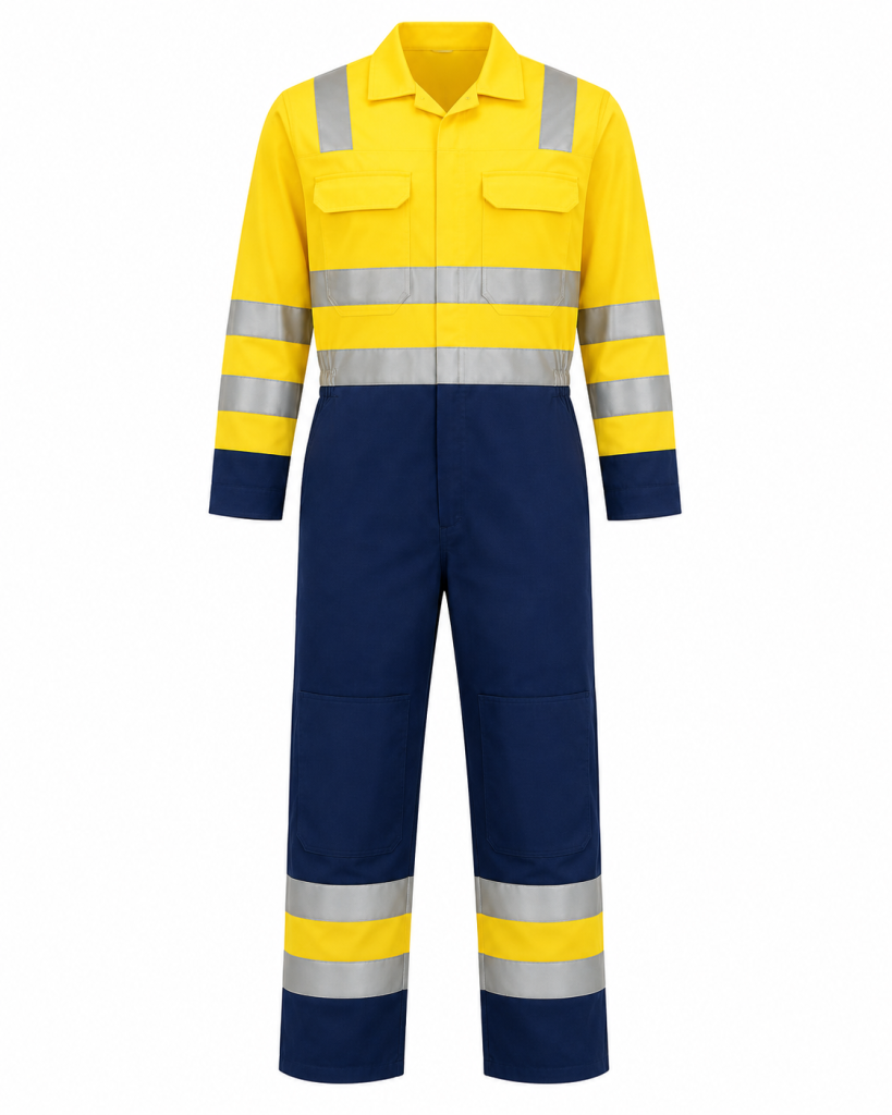 Two-tone Hi-vis FR Coverall - view 7